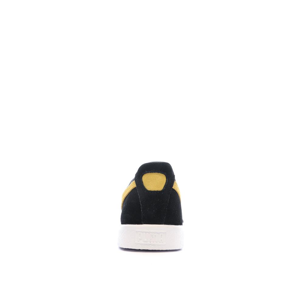 Puma Baskets Noir/Jaune Mixte Puma Clyde OG