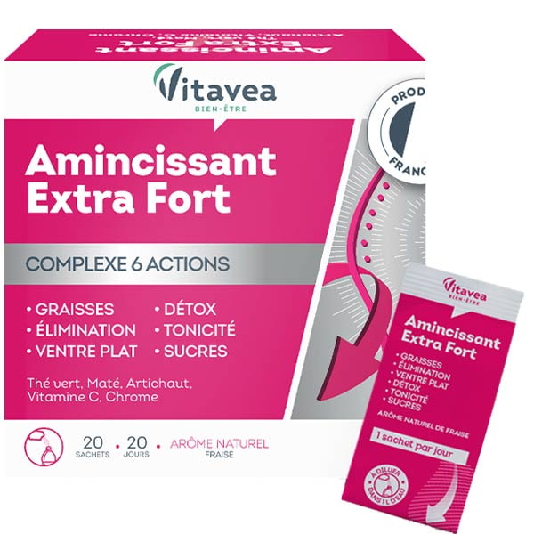 Cures amincissantes - Extra Fort - Fraise - 2 mois