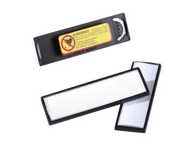 Navneskilt Durable CLIP CARD 17x67 mm med magnet - (25 stk.)