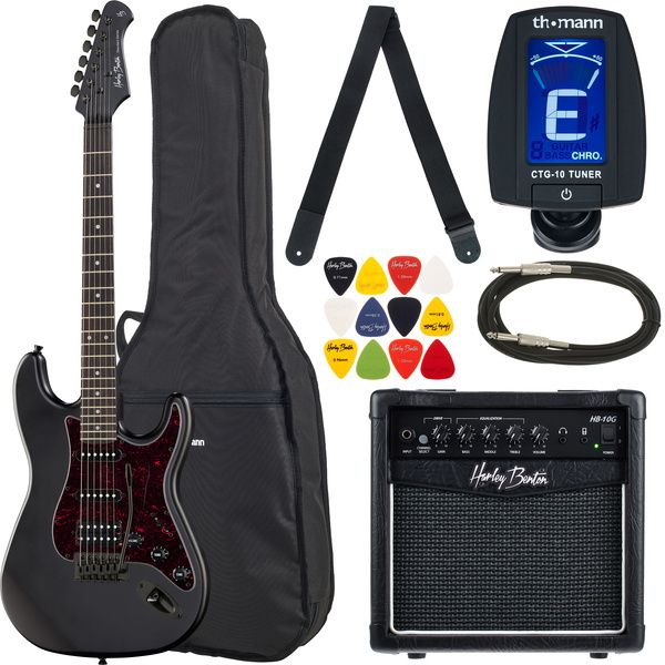 Harley Benton ST-20HSS Standard SBK Bundle