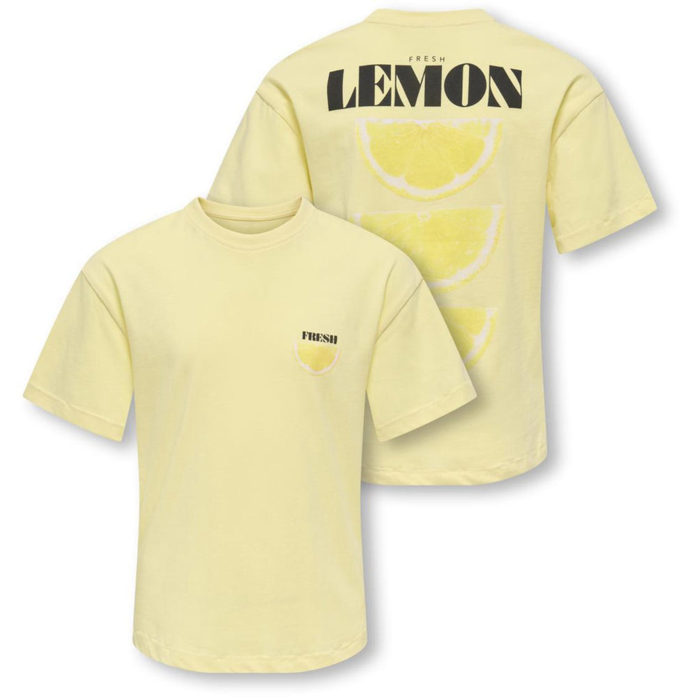 Køb kids ONLY Sunlight Lemon Kogvivvi Life S/S Loose Lovely Top Jrs