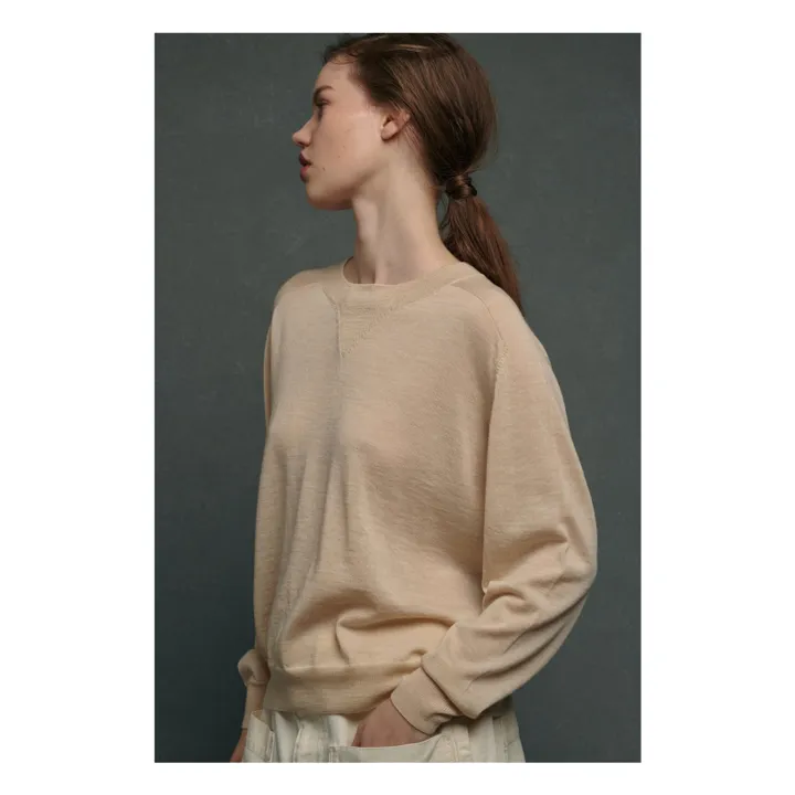 Soeur Pull Ace Laine Mérinos | Ecru