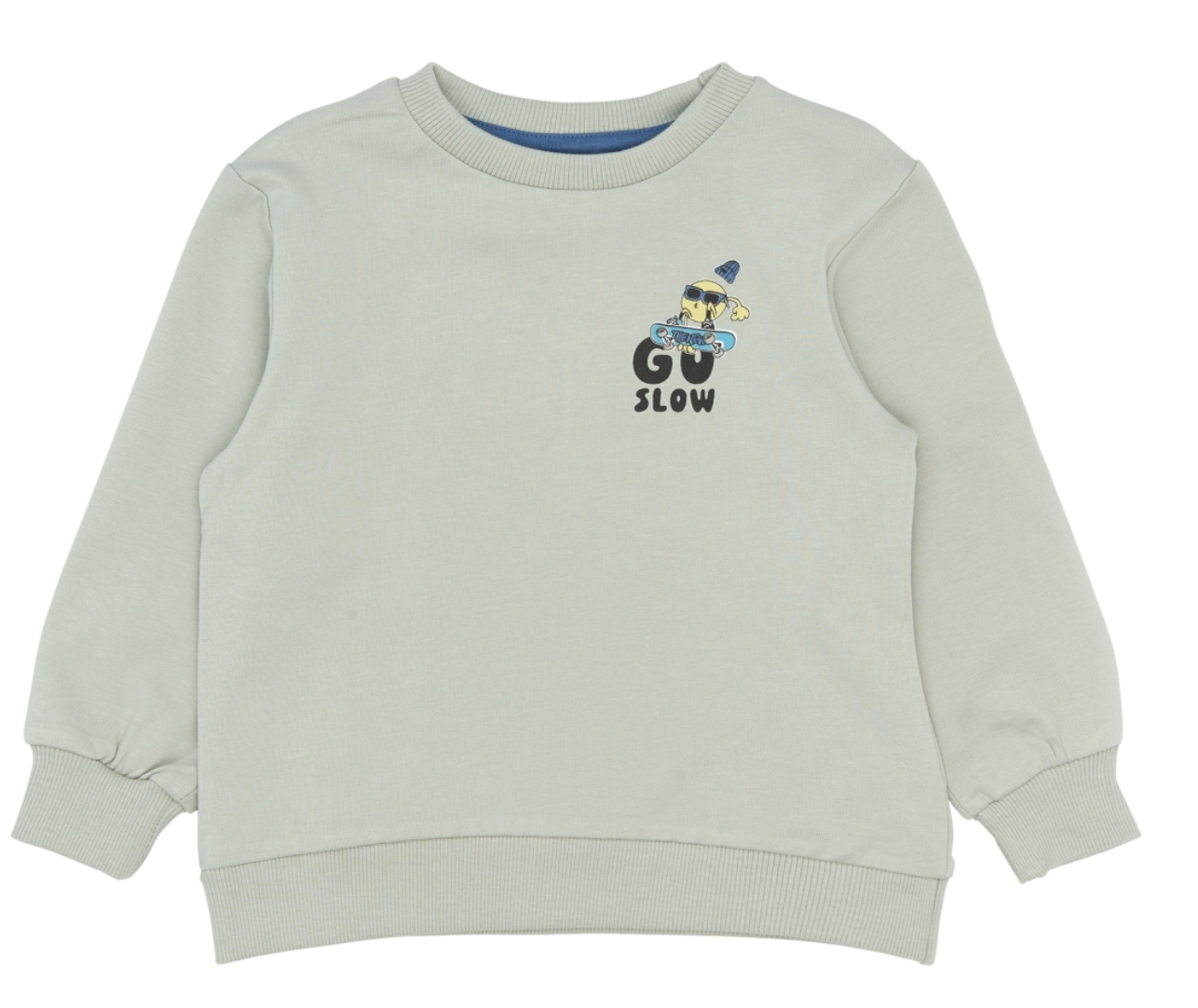 The New Siblings The New Siblings sweatshirt Stan aqua gray