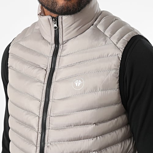 Doudoune Capuche Sans Manches 150 Gris