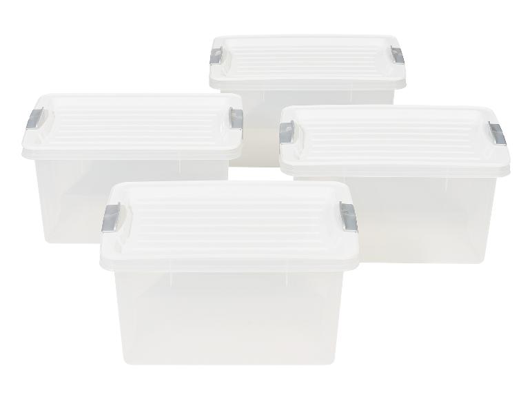 Set van 6 opbergboxen