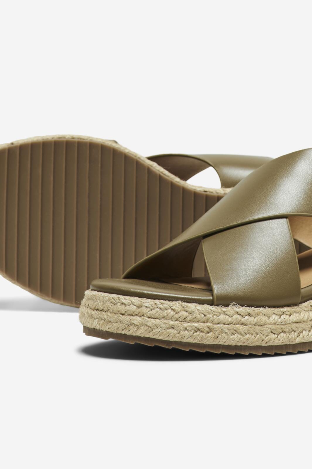 Only Onlminerva-2 Pu Cross Strap Espadrille