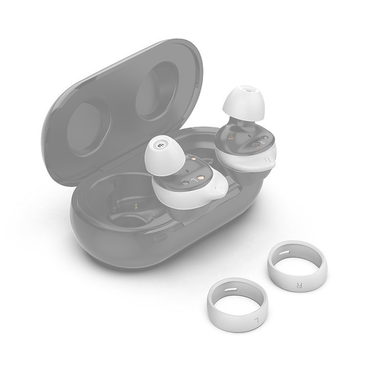 (8-tlg. Set) Samsung Galaxy Buds Silikon Ohrpolster Rutschfeste Eartips - Weiss