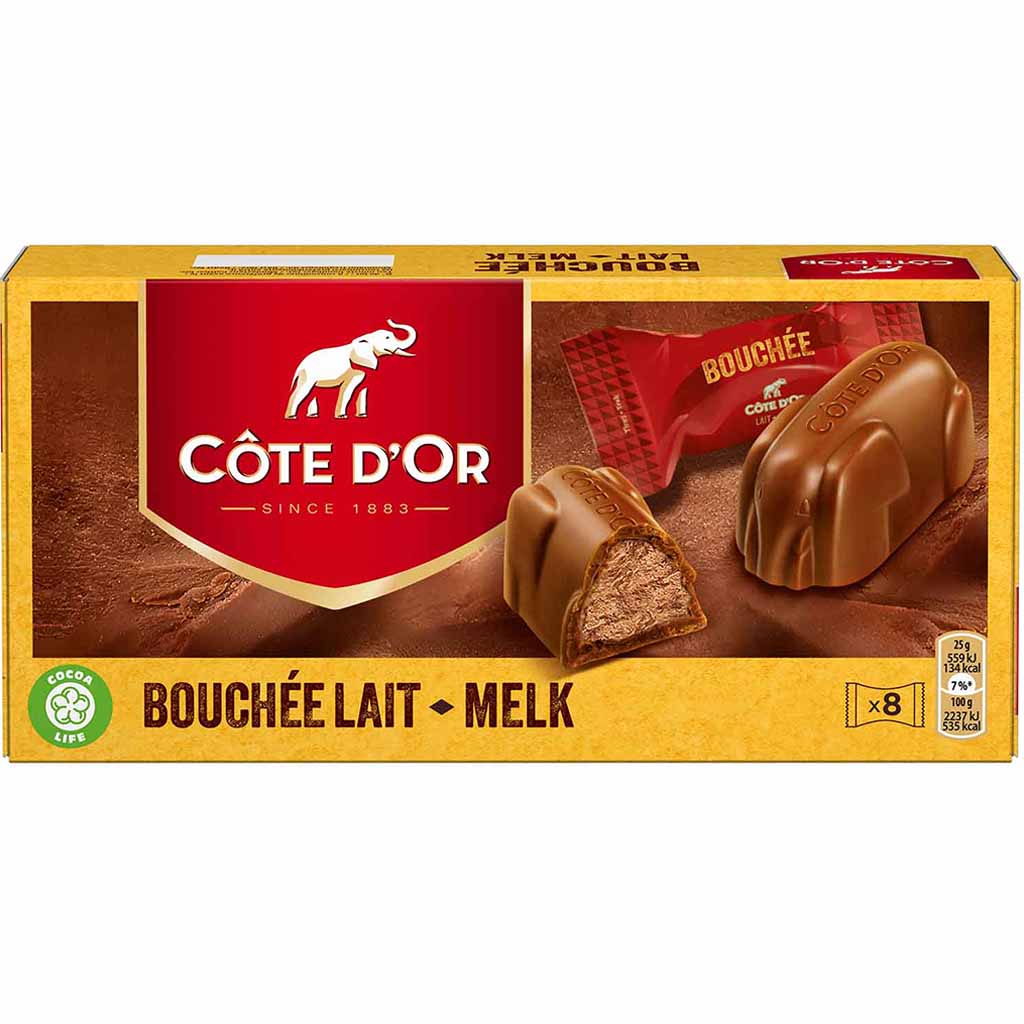 Cote D'Or Bouchée Milch 8er 200g MHD:9.7.25