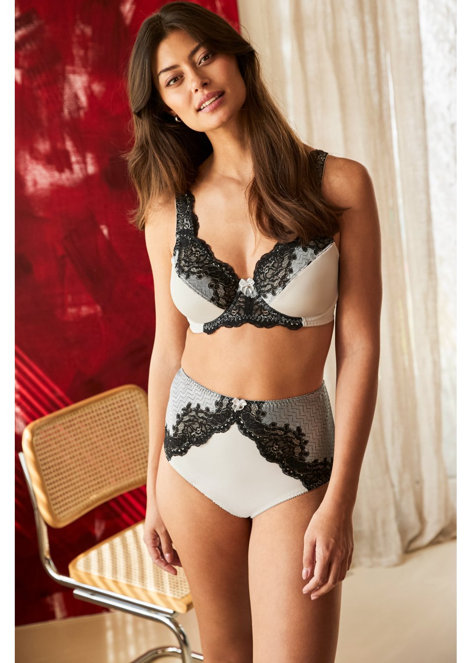 Slip taille haute avec matériau recyclé