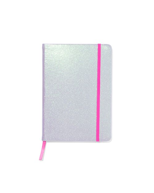 carnet de notes A5 paillettes rose