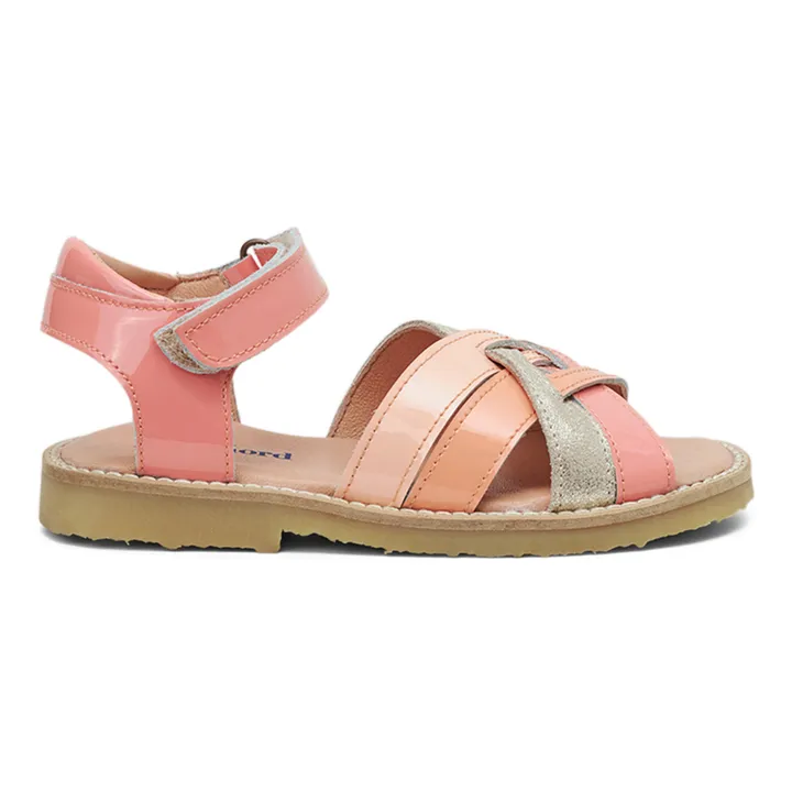 Petit Nord Sandales Scratchs Evy | Rose