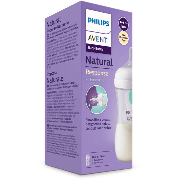 Philips Avent Biberão Natural Response Air Free 1m  260ml
