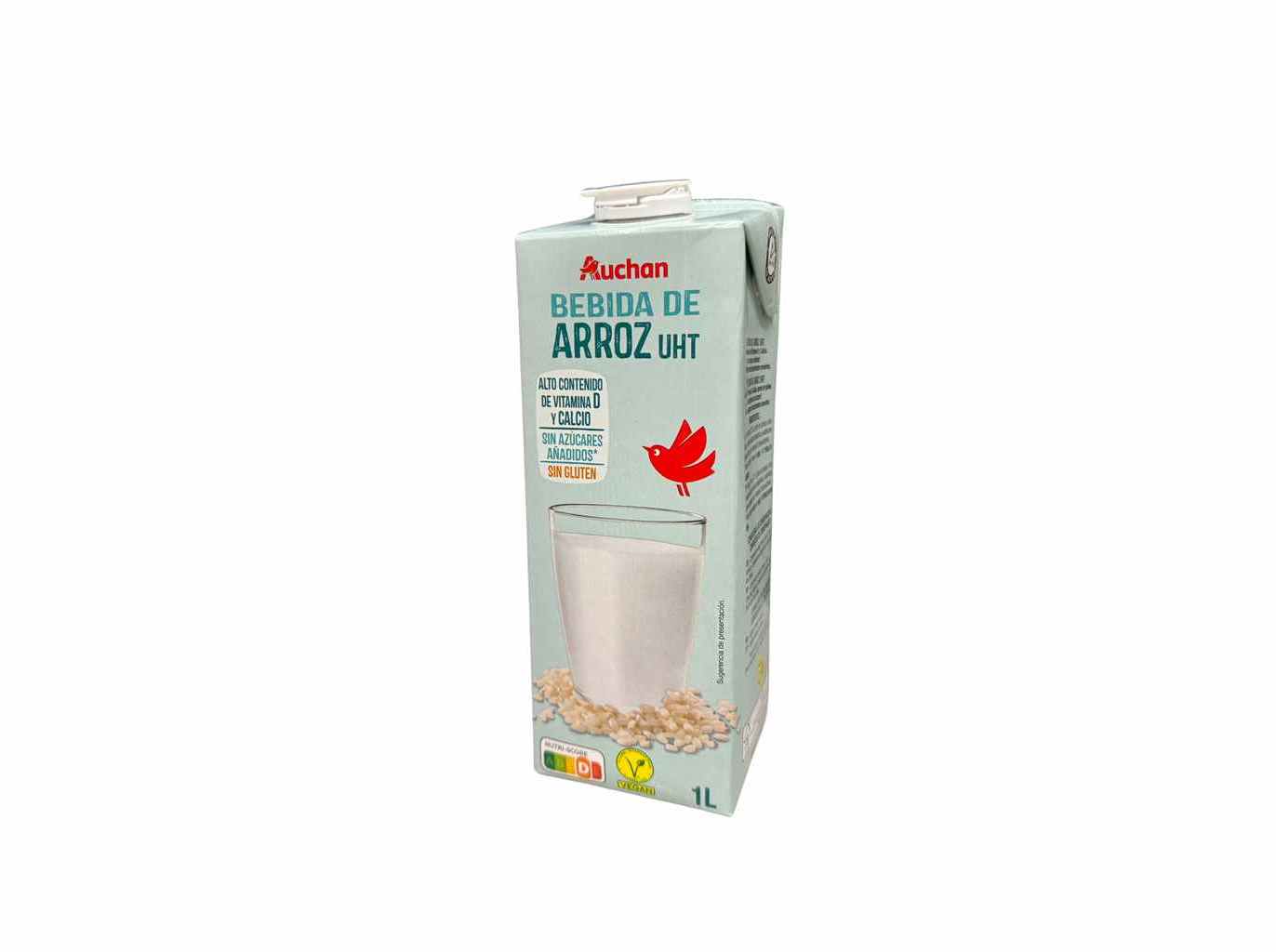 BEBIDA AUCHAN ARROZ SEM GLÚTEN 1L
