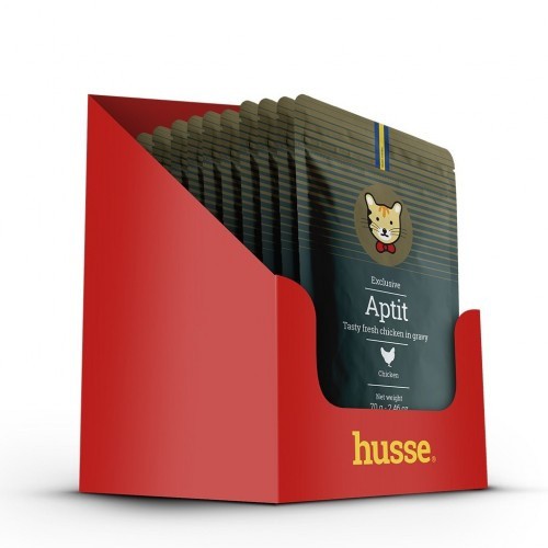 Husse Aptit Petisco de Frango para Gatos Sabor Frango
