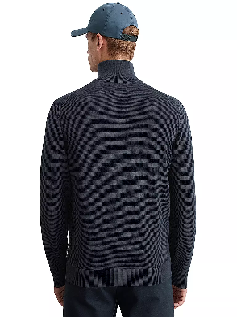 MARC O'POLO Troyer Pullover dunkelblau