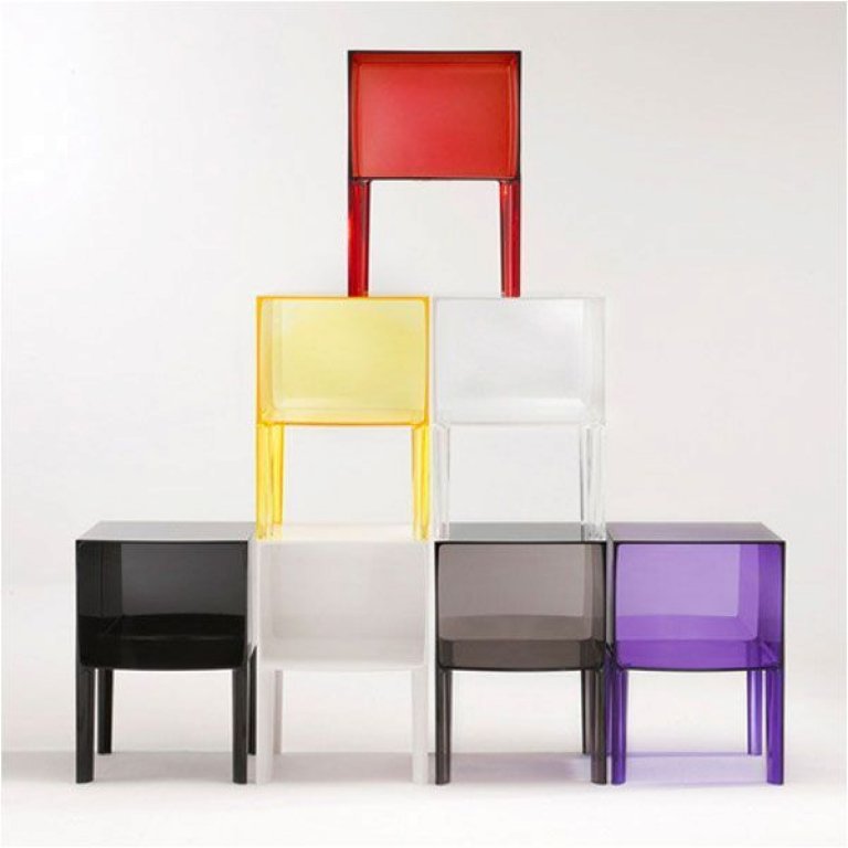 Kartell Small Ghost Buster nachtkast kristal