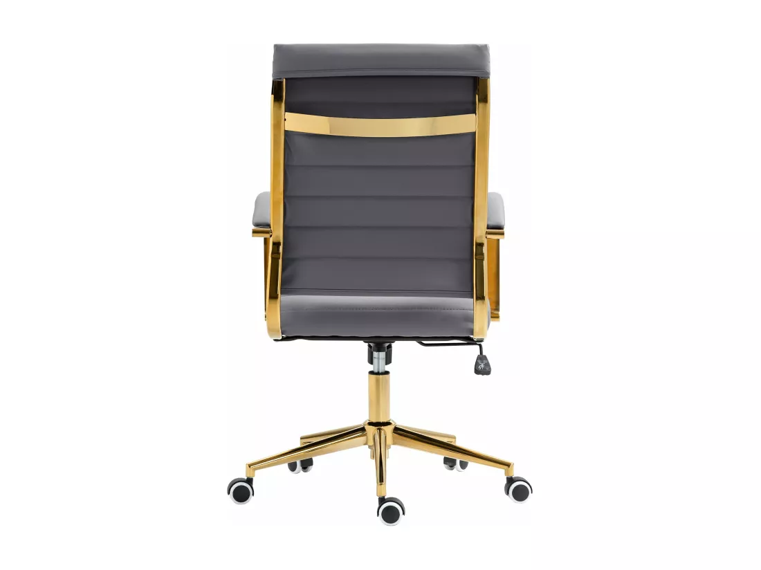 Chaise de bureau - Similicuir & Blanc - Gris - Havanna