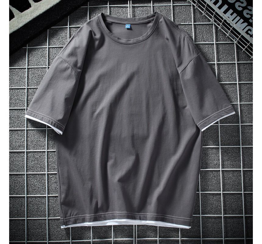 Phoneus - Tweedelig T-shirt met korte mouwen en ronde hals