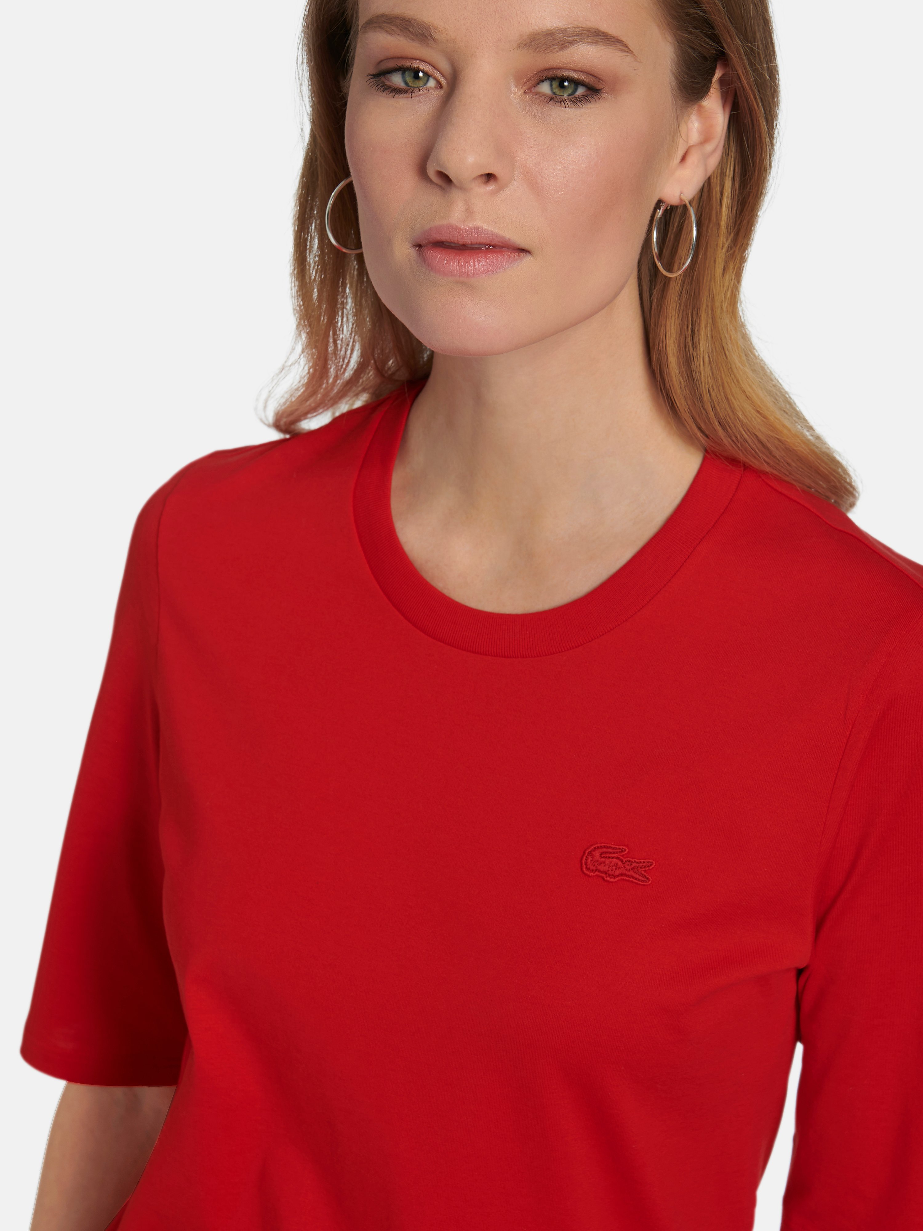 Rundhals-Shirt mit langem 1/2-Arm