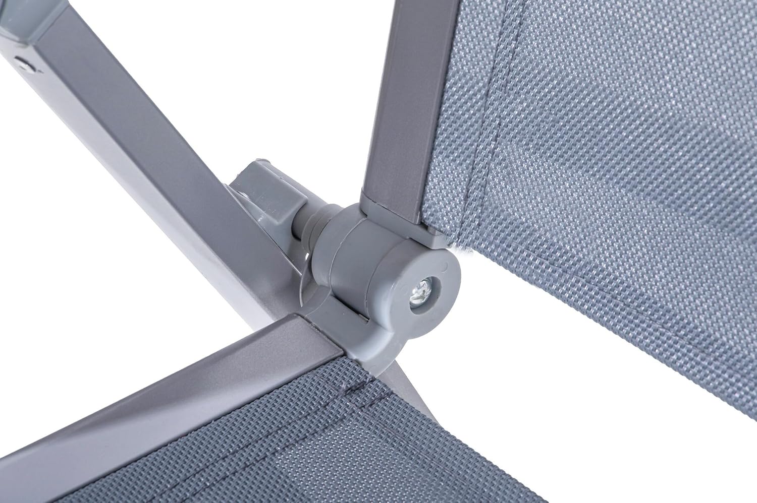 OUTFLEXX Klappstuhl, Silber/anthrazit, Alu/Textilene, 70x58x106cm