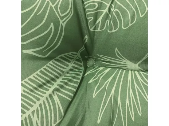 Coussins de palette 2 pièces motif de feuilles tissu