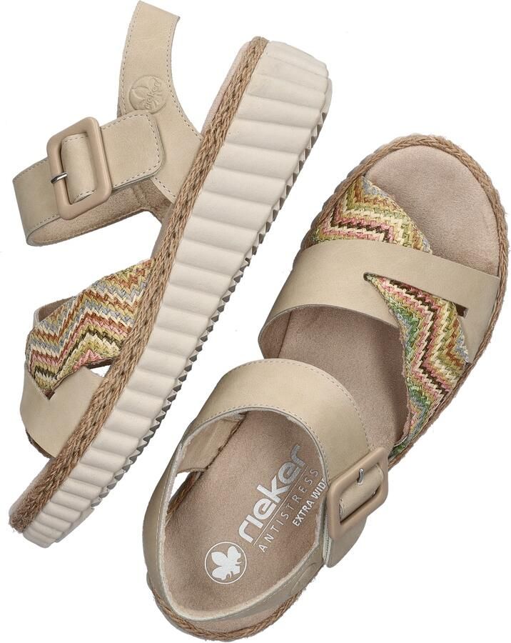 Rieker Sandalen met sleehak 69269
