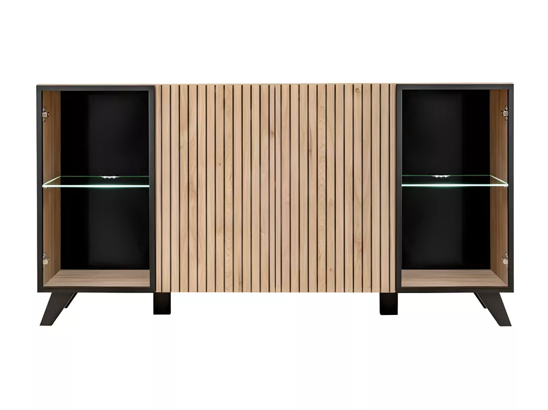 Buffet design NIELSEN – 160 cm avec éclairage LED intégré