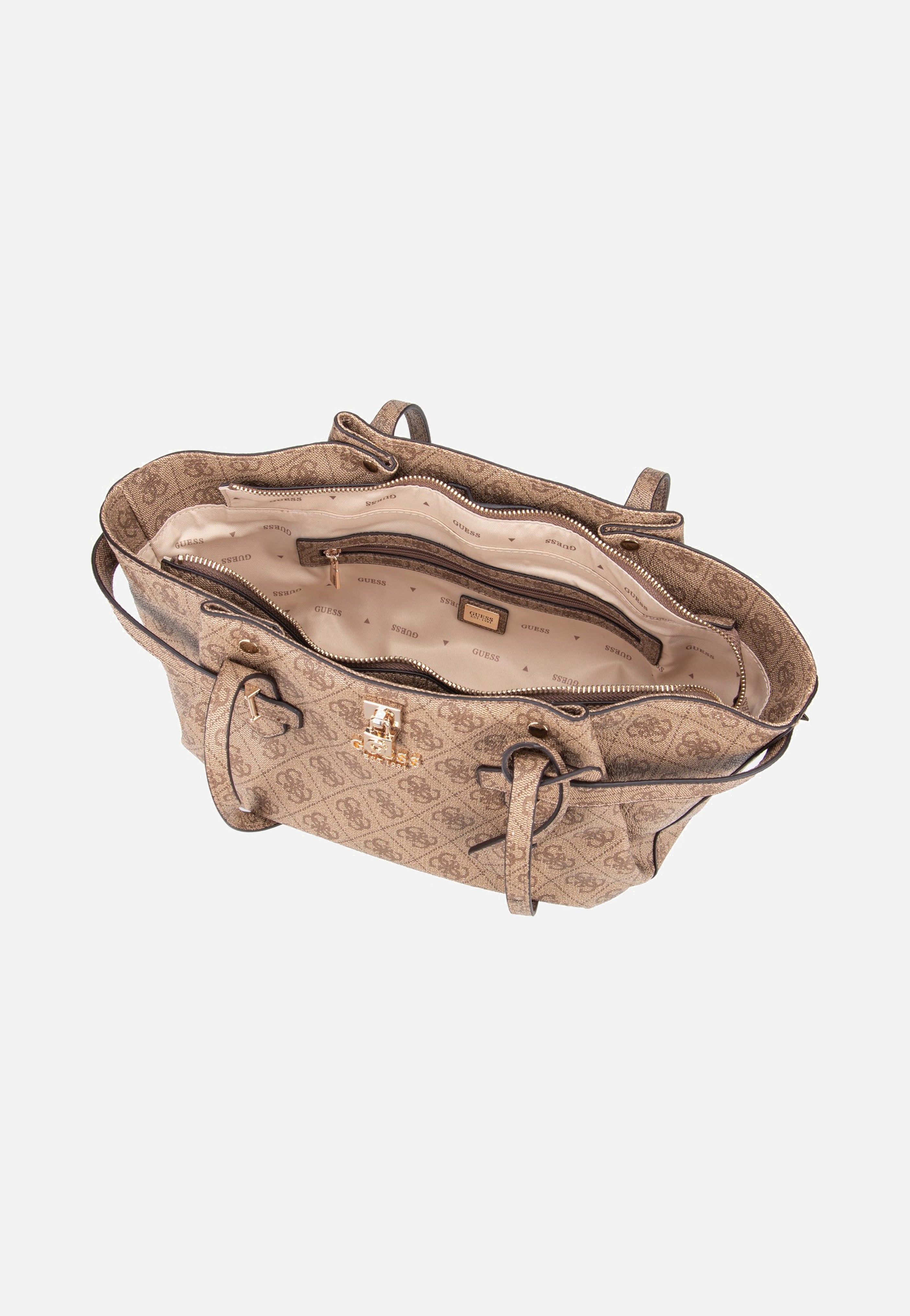 Yesba Girlfriend Shoulder Latte Logo - Satchel