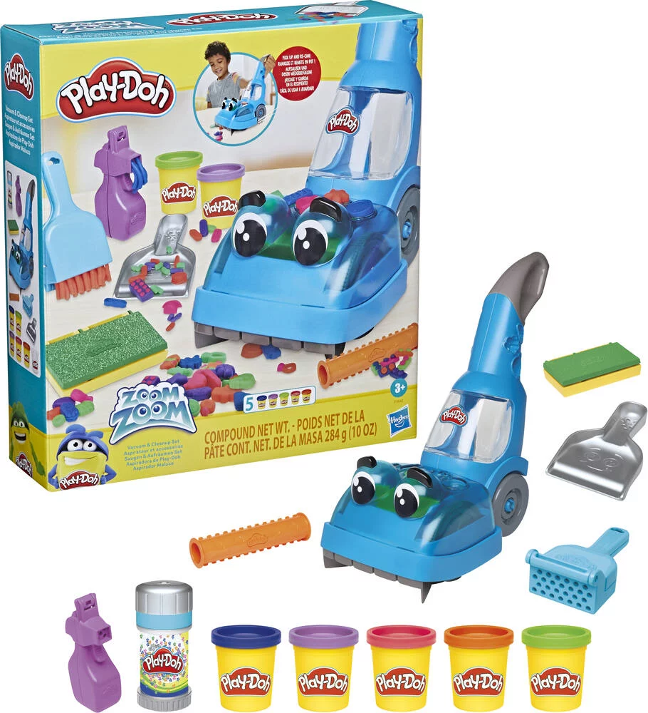 PLAY DOH  ASPIRATEUR ET ACCESSOIRES - AVEC 5  POTS DE PATE A MODELER
