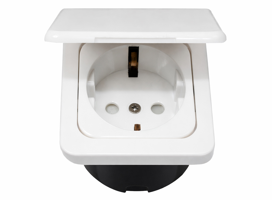 HABA wandcontactdoos - white