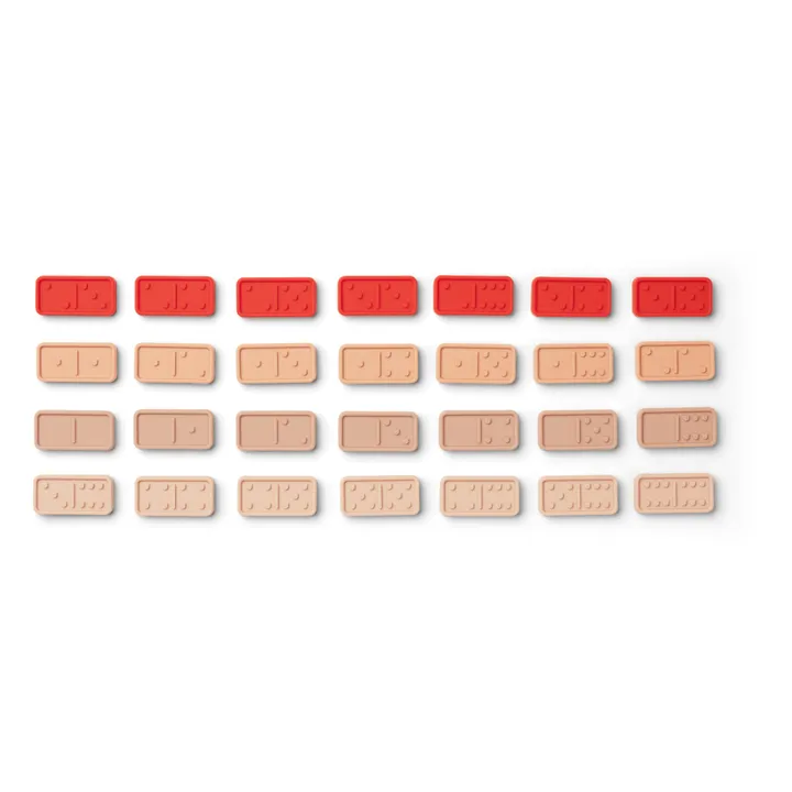 Liewood Jeu de domino Dodo en silicone | Rose