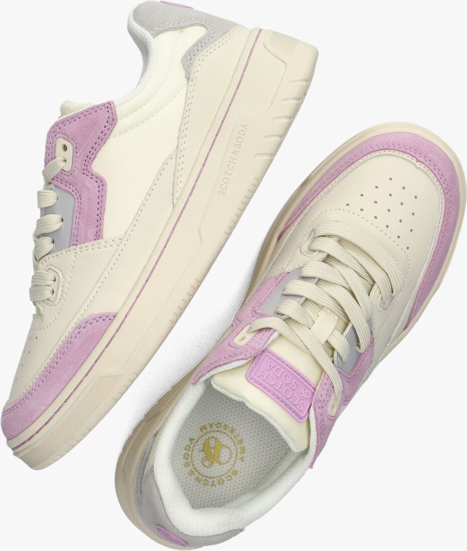 SCOTCH & SODA paarse scotch & soda lage sneakers elli