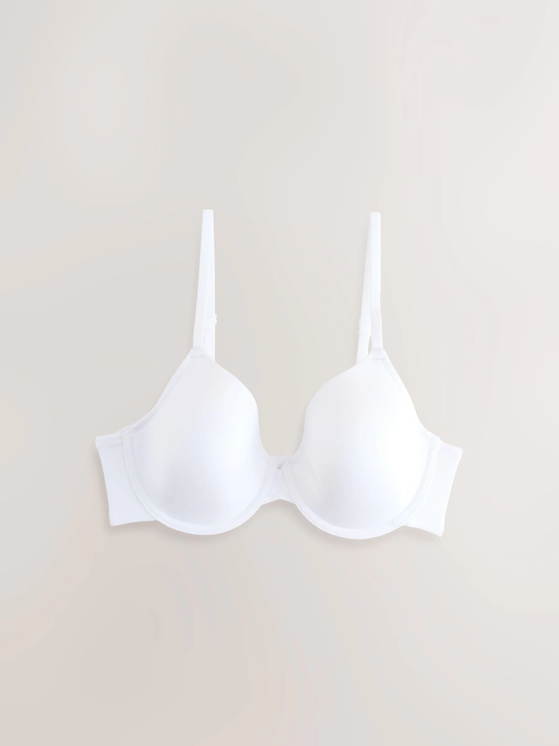 Zwart/wit/praline huidskleur - A-E Ultimate Comfort Smoothing T-Shirt Bras 3 Pack