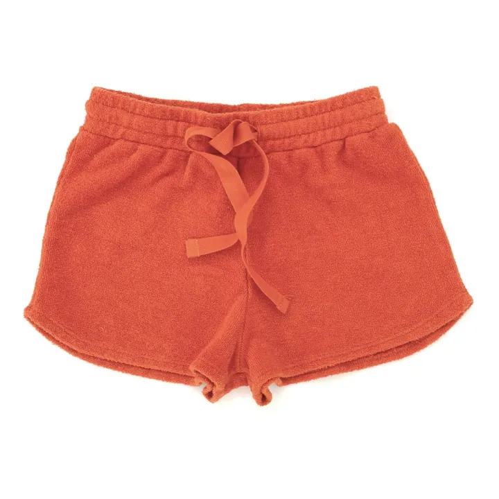 Longlivethequeen Short Eponge Coton Bio | Orange