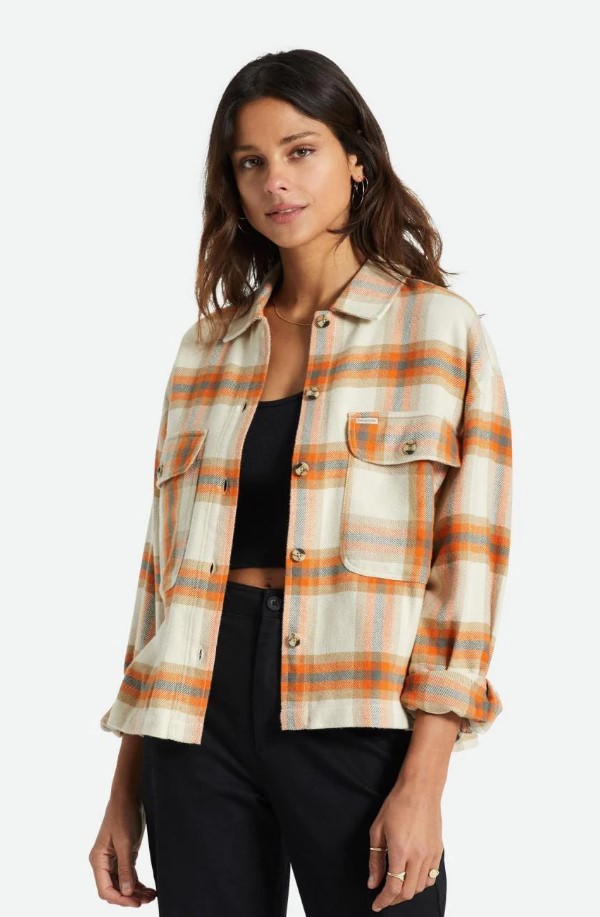 Brixton Bowery LS Flannel Women Mojave