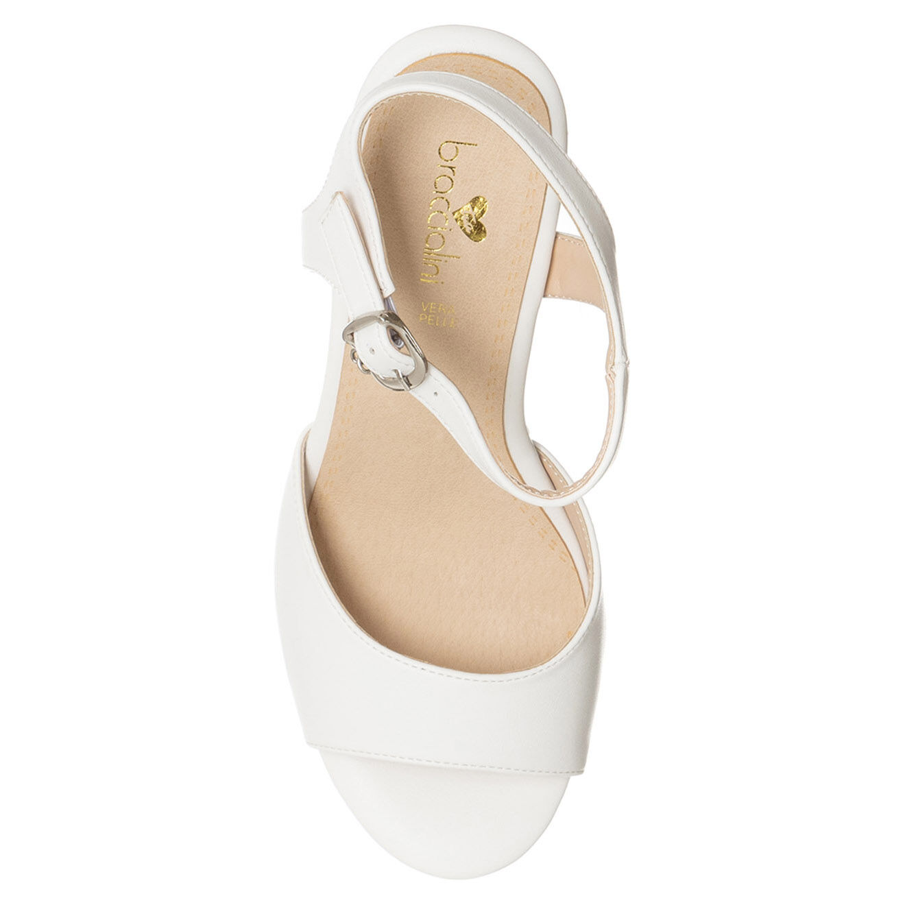 Tua By Braccialini Sandales compensées Olivia blanches - Talon 12 cm