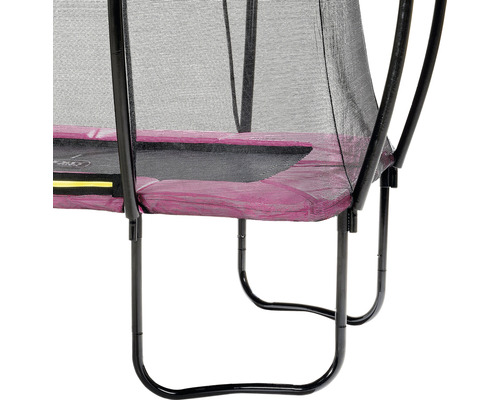 EXIT Silhouette Trampoline met Veiligheidsnet 254 x 153 cm Roze