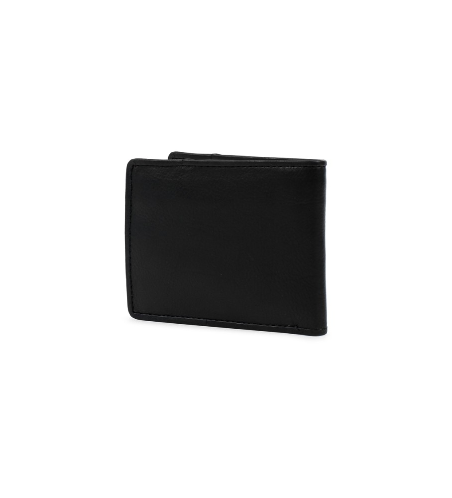 Carteira National Geographic Wind em couro marrom - 2 x 11 x 9 cm -