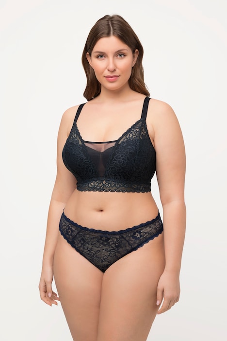 Bralette, Spitze, Softcups, ohne Bügel, Cup C-D