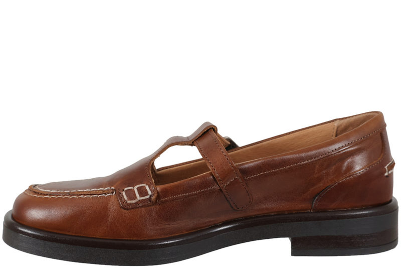 PAVEMENT JAMILA LOAFERS I BRUNT GLAT SKIND