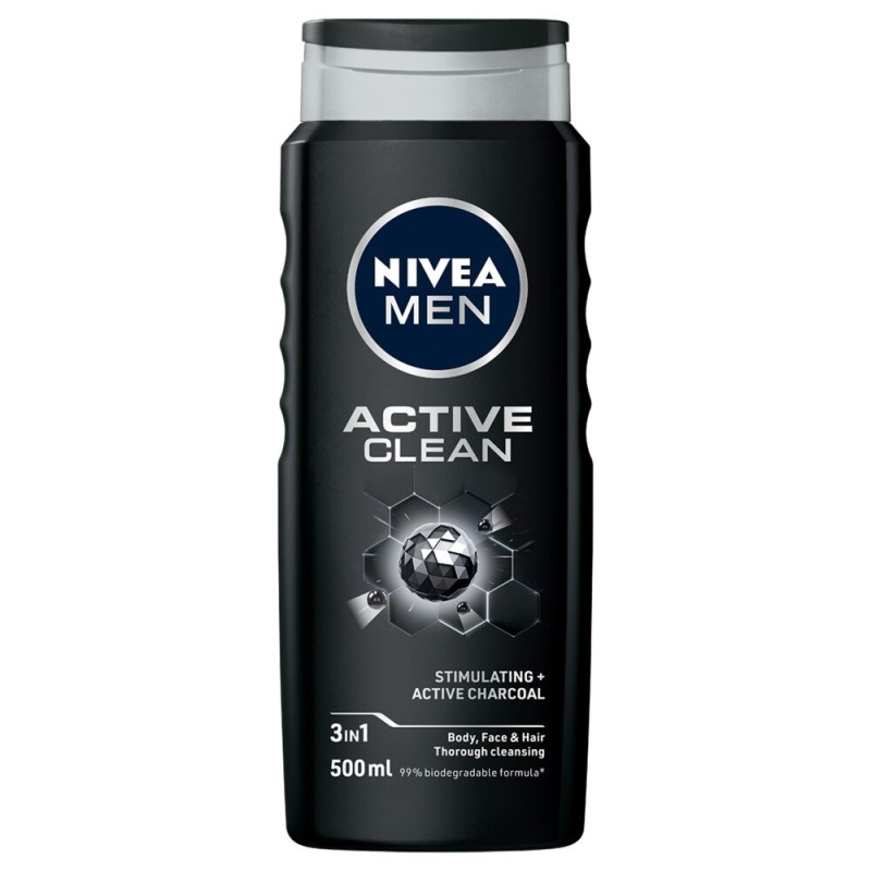 Nivea Men active clean douchegel 500ml