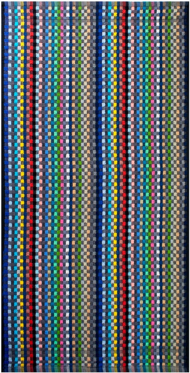 Delindo Lifestyle Handtuch »Frottier Grubentuch, 50x90 cm« Multicolor kariert aus Baumwolle