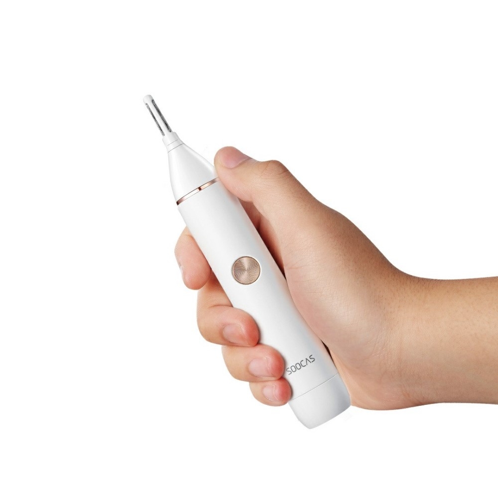 Soocas (by Xiaomi*) - N1 Elektrischer Augenbrauen Former / Nasen und Ohrenhaar Trimmer Rasierer IPX5 (Inkl. Batterien)