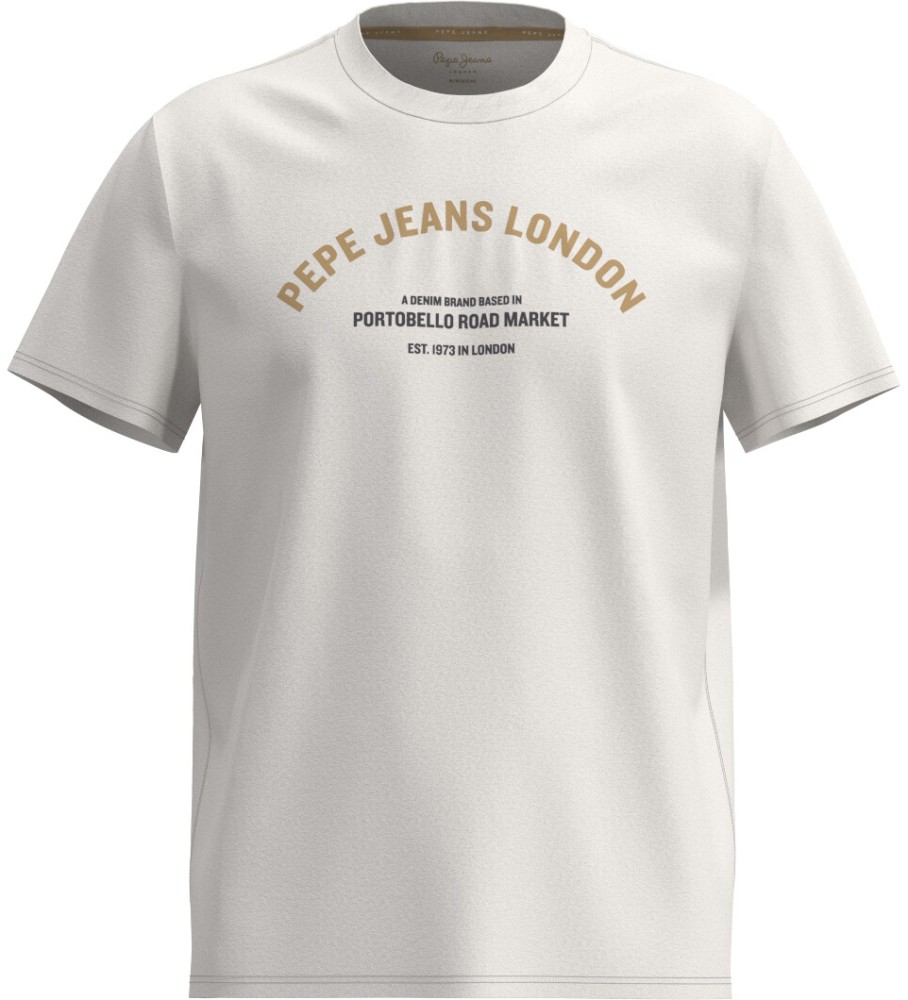 Camiseta branca Pepe Jeans Waddon