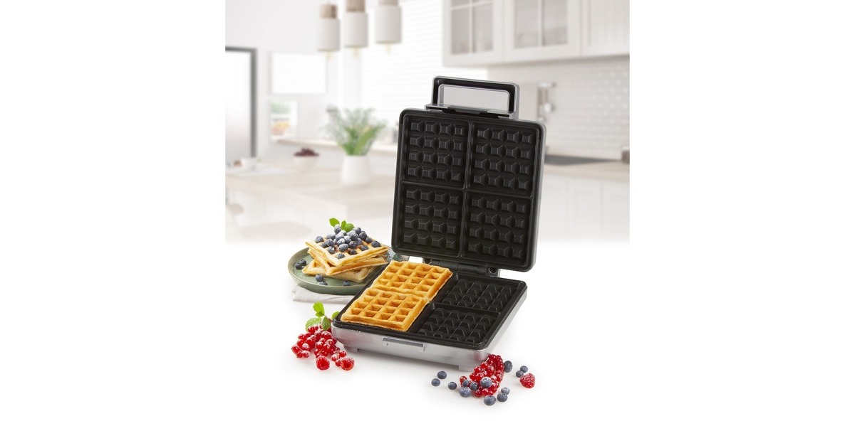 DomoWafelijzer DO9250W  (Zilver)
