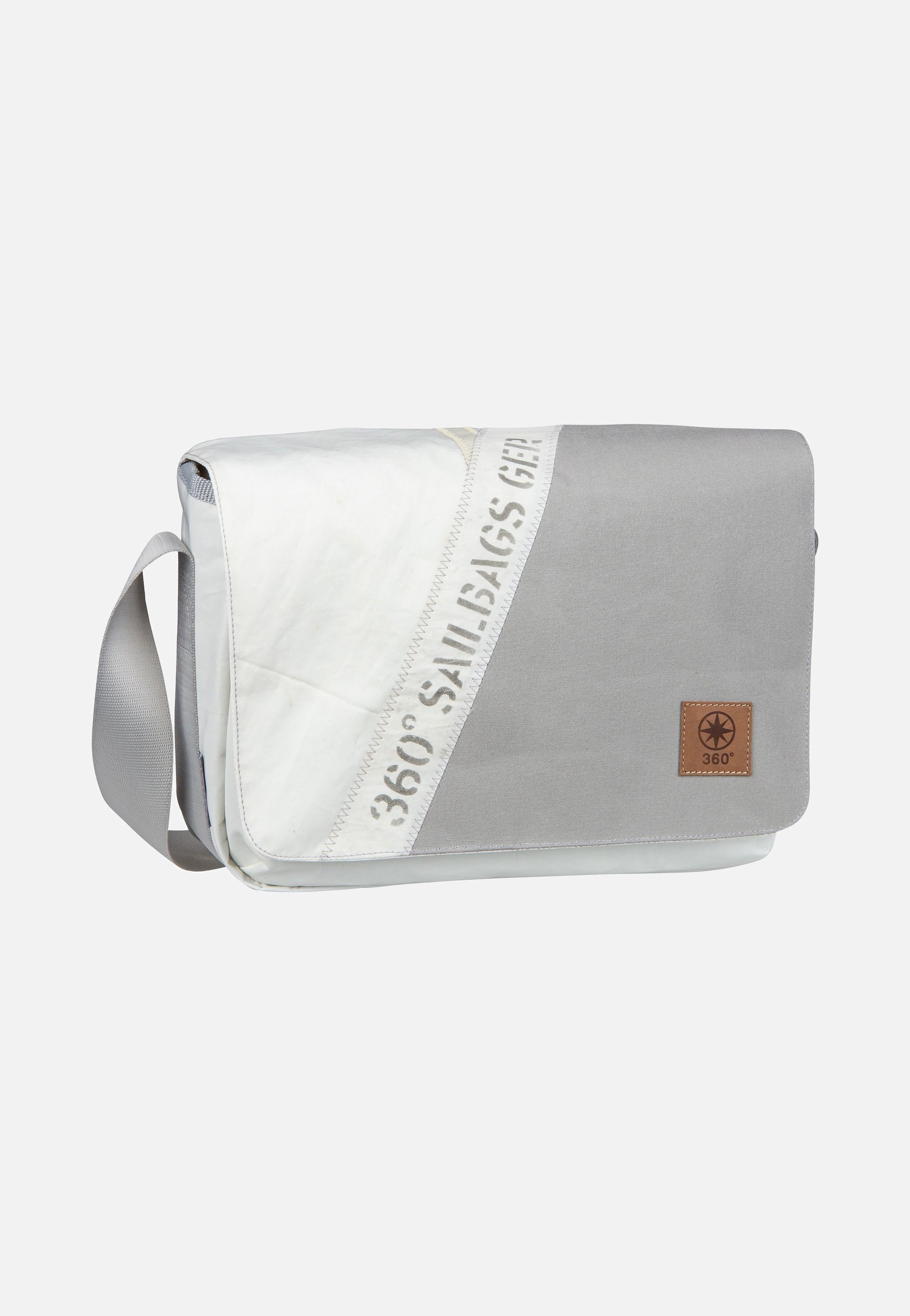 Barkasse Mini Stencil-Weiß/Grau - Messenger Bag