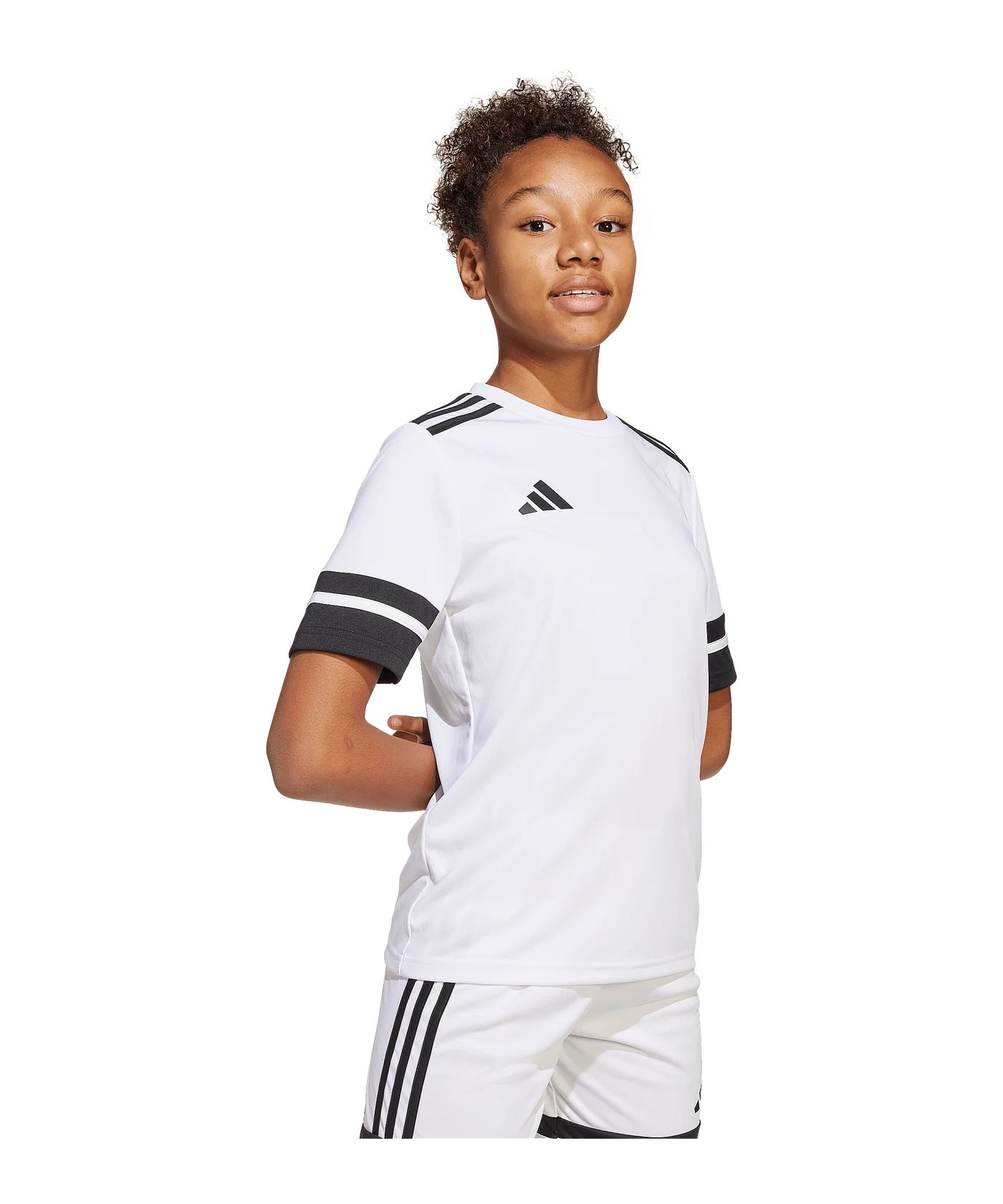 adidas Squadra 25 Trikot Kids Weiß Schwarz
