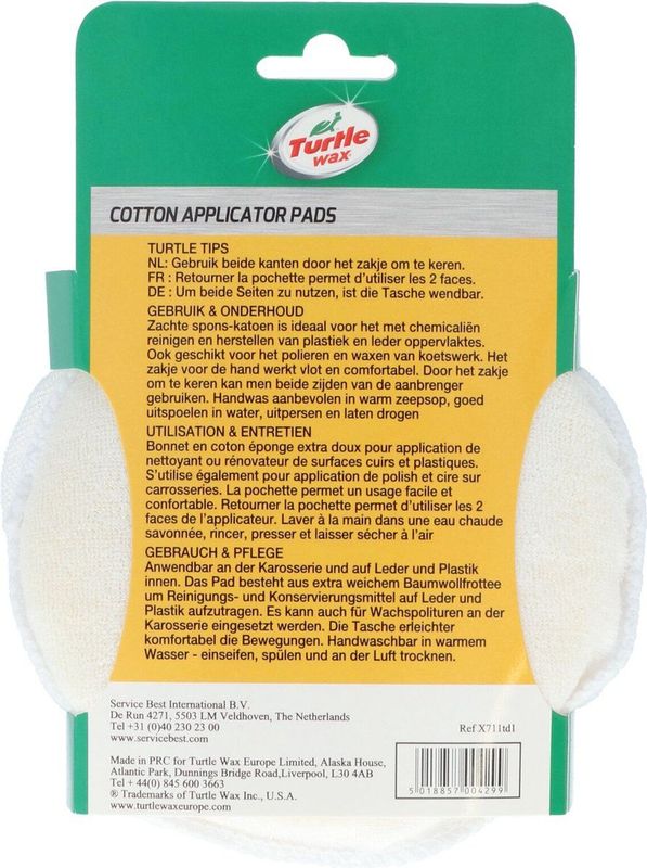 Turtle Wax - Poetspad - Katoen - Herbruikbaar
