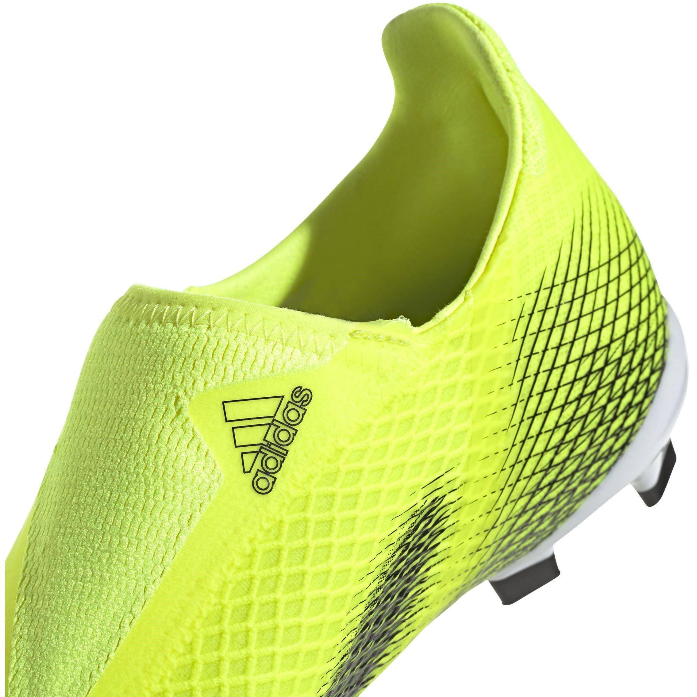 adidas X Ghosted .3 Laceless Juniors Firm Ground Football Boots