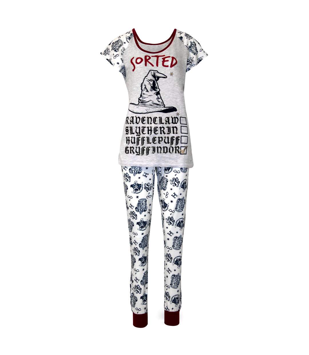 Harry Potter - Ensemble de pyjama - Femme (Violet / blanc) - UTUT570